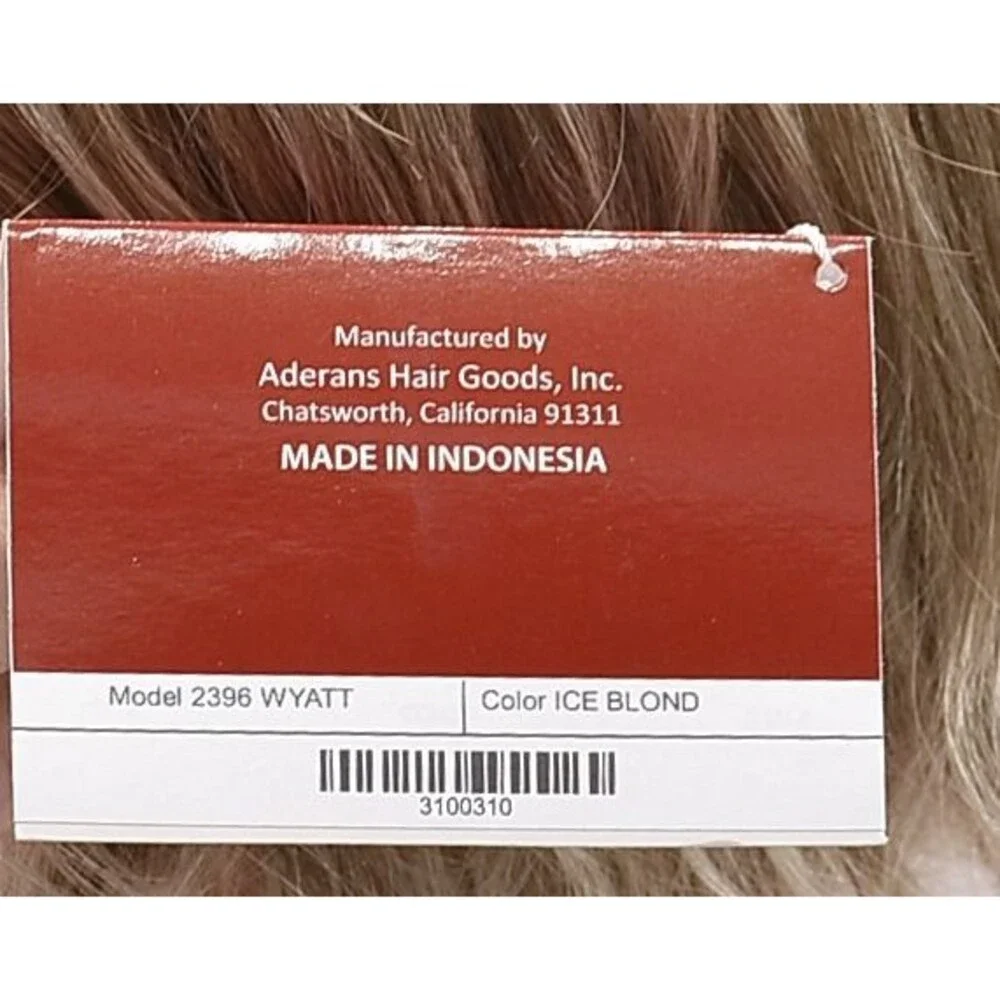 WYATT Wig by RENE OF PARIS, Ice Blonde, Basic Cap, NEW